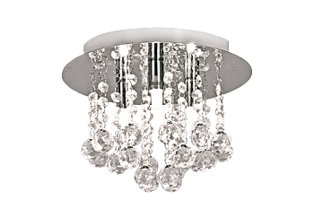 MADELENE plafond 26cm, krom - Aneta Lighting
