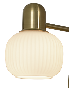 MESSINA skåpbelysning, matt mässing - Aneta Lighting