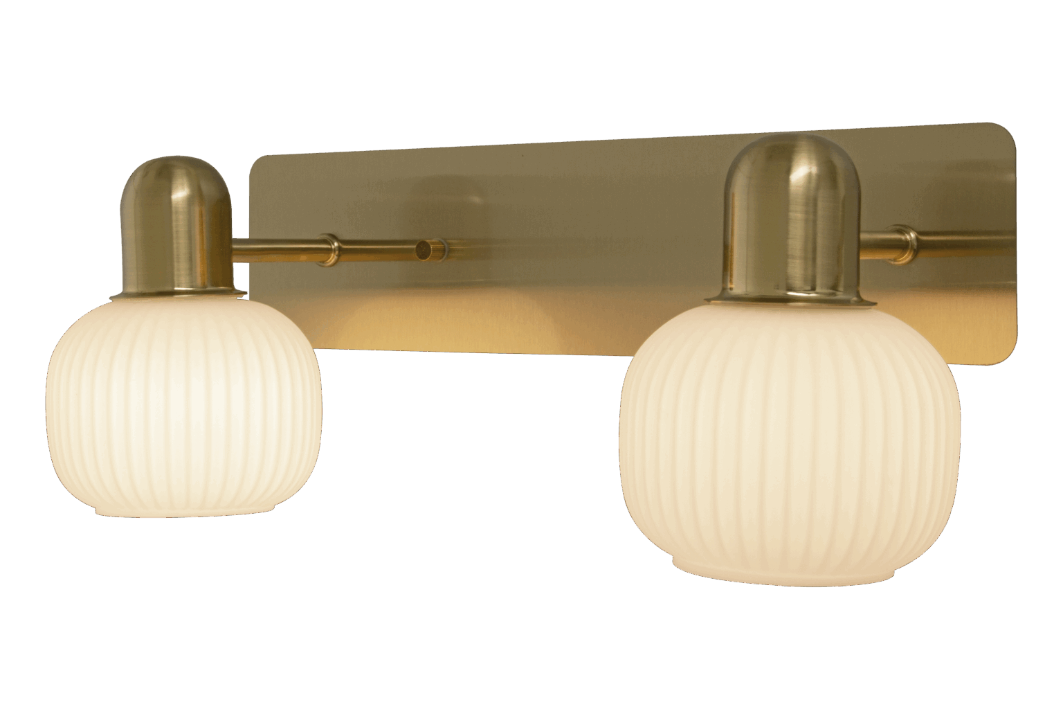 MESSINA vägglampa 2:a, matt mässing - Aneta Lighting - 2