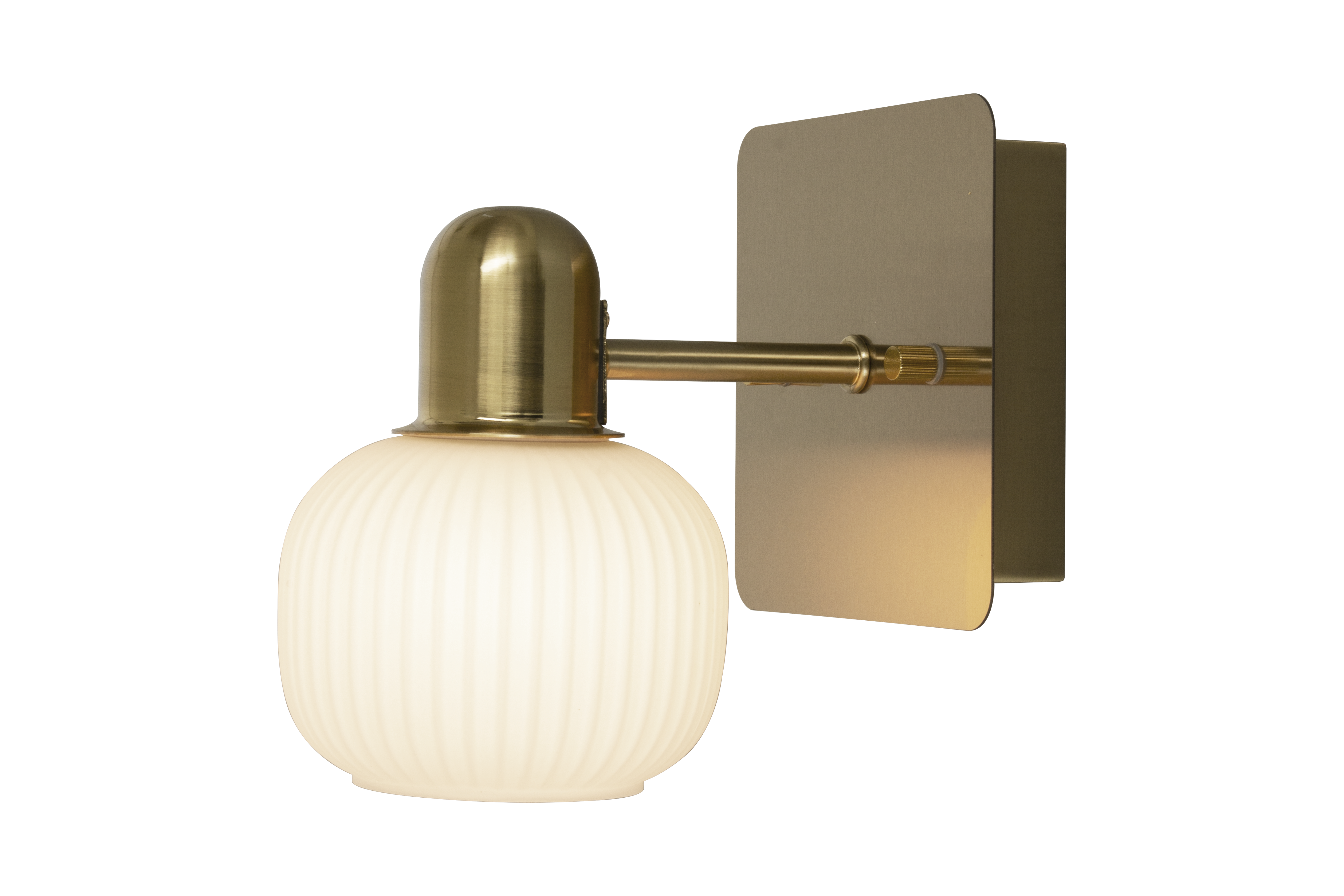 MESSINA vägglampa bad 1:a, matt mässing - Aneta Lighting
