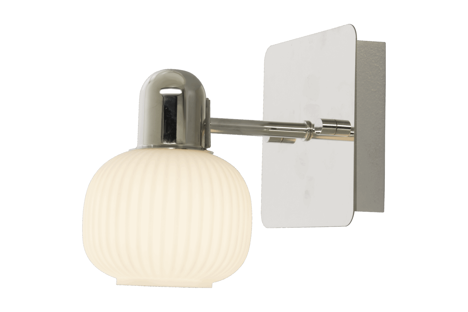 MESSINA vägglampa bad 1a krom/vit - Aneta Lighting - 2