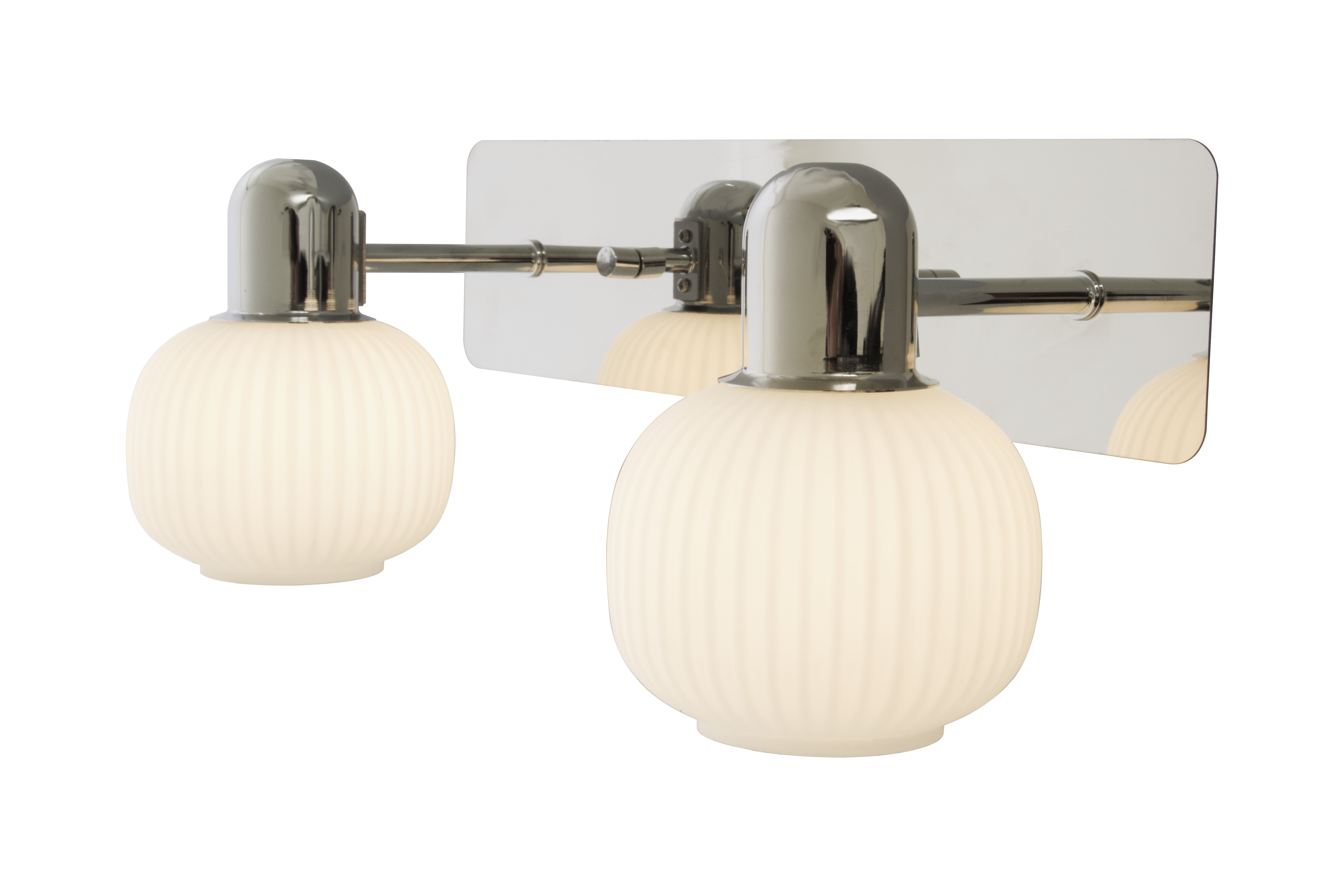 MESSINA vägglampa bad 2a krom/vit - Aneta Lighting