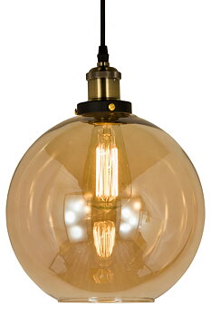 BEATRICE taklampa, antik/amber - Aneta Lighting