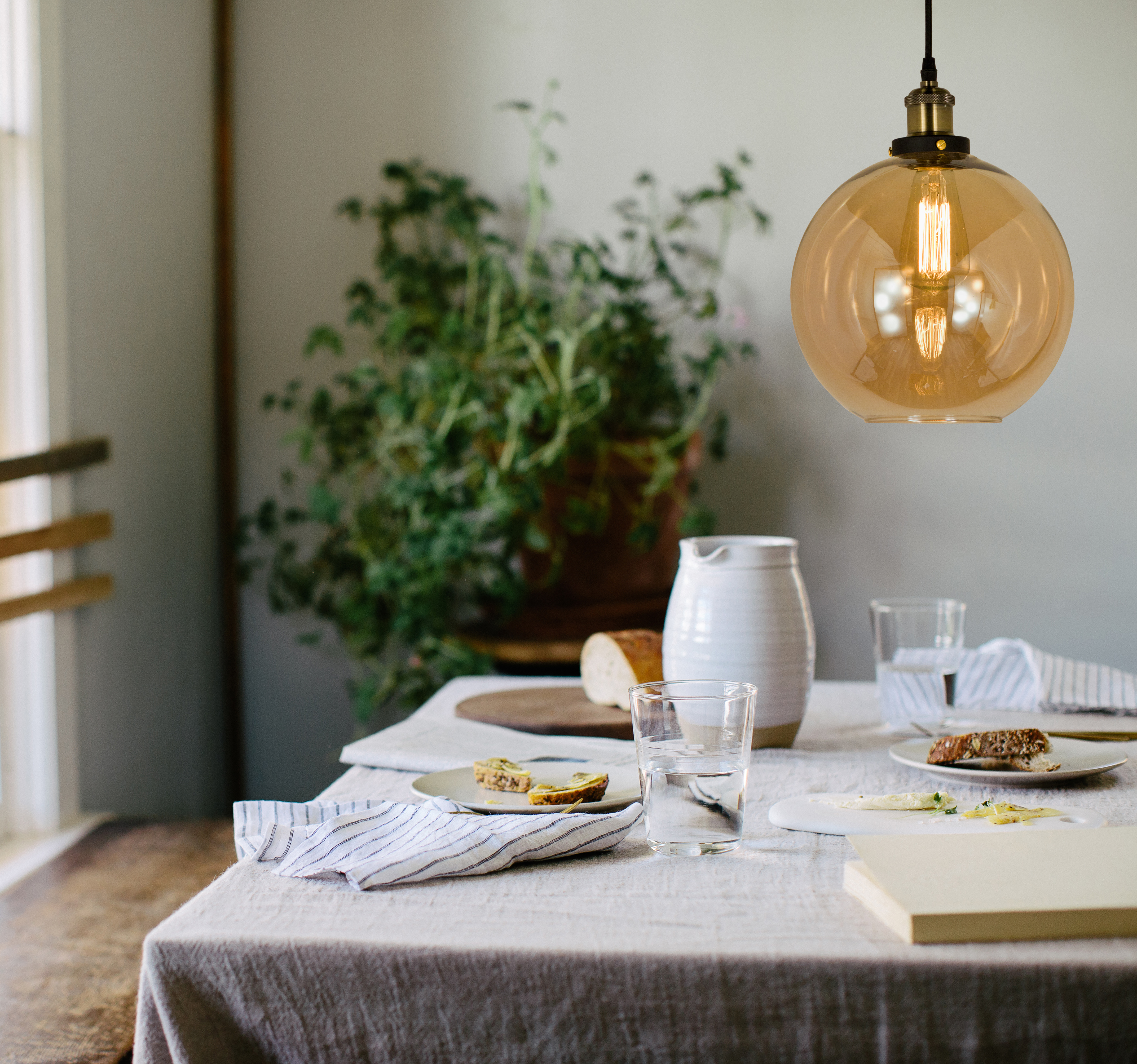 BEATRICE taklampa, antik/amber - Aneta Lighting - 3