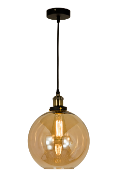 BEATRICE taklampa, antik/amber - Aneta Lighting