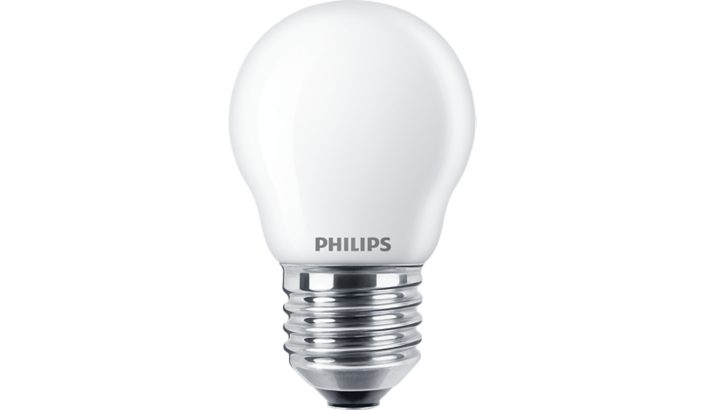 LED Klot 40W (3,4W) E27 Matt Dimbar - Philips