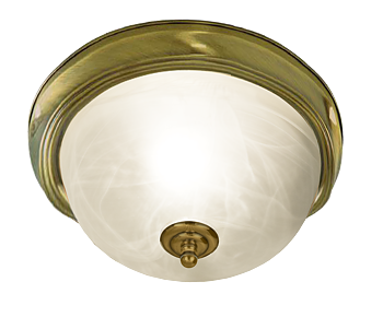 NAPOLI plafond bad, antik/vit - Aneta Lighting