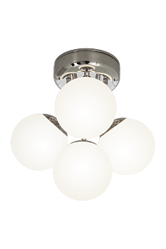 NICOSIA plafond bad 4:a, krom - Aneta Lighting