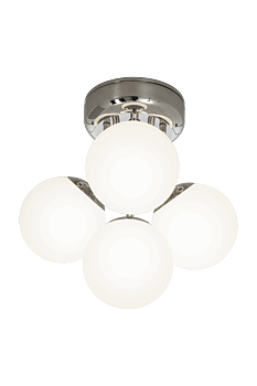NICOSIA plafond bad 4:a, krom - Aneta Lighting