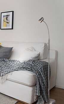 PILOT golvlampa, stål - Aneta Lighting