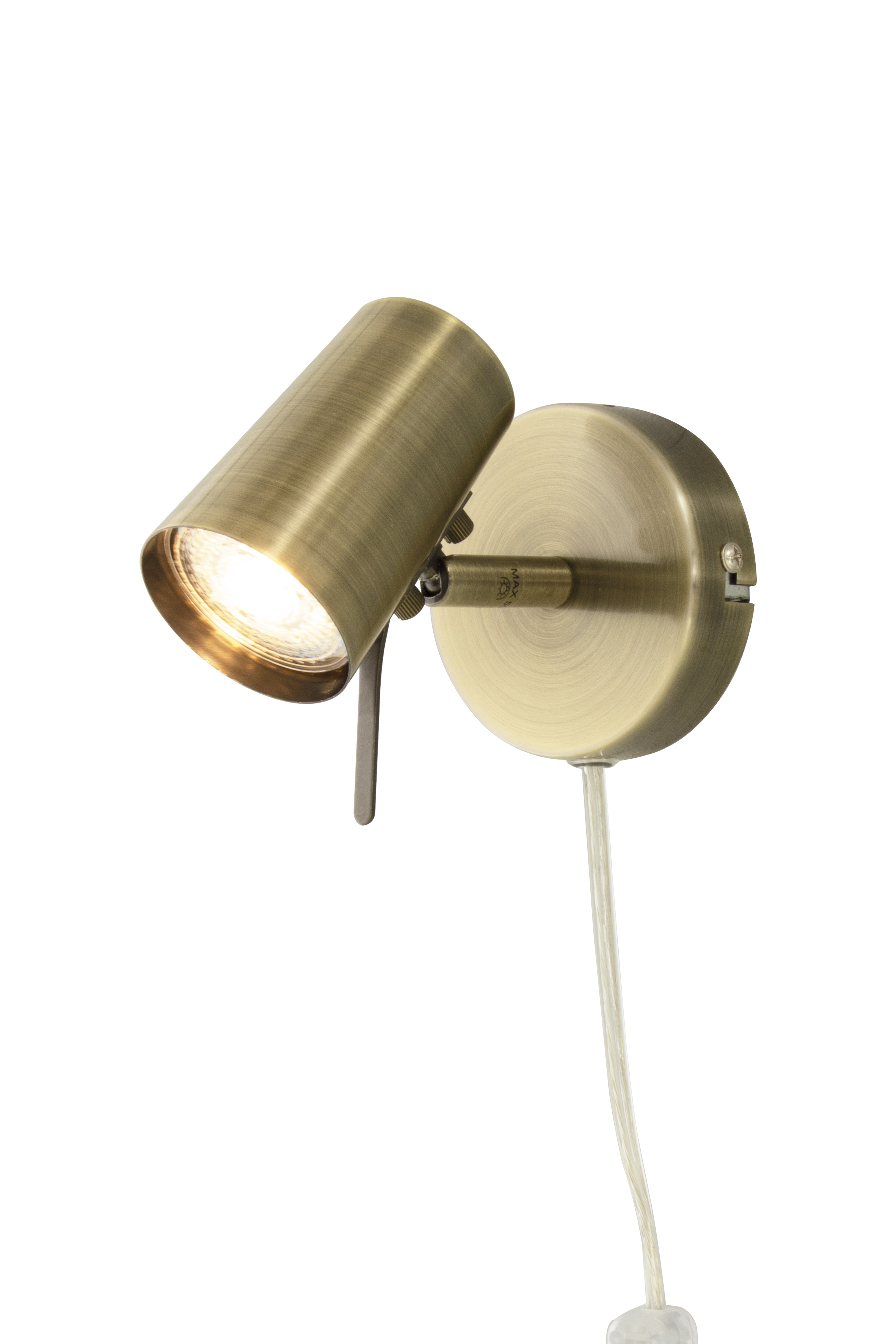 PILOT väggspot, antik - Aneta Lighting