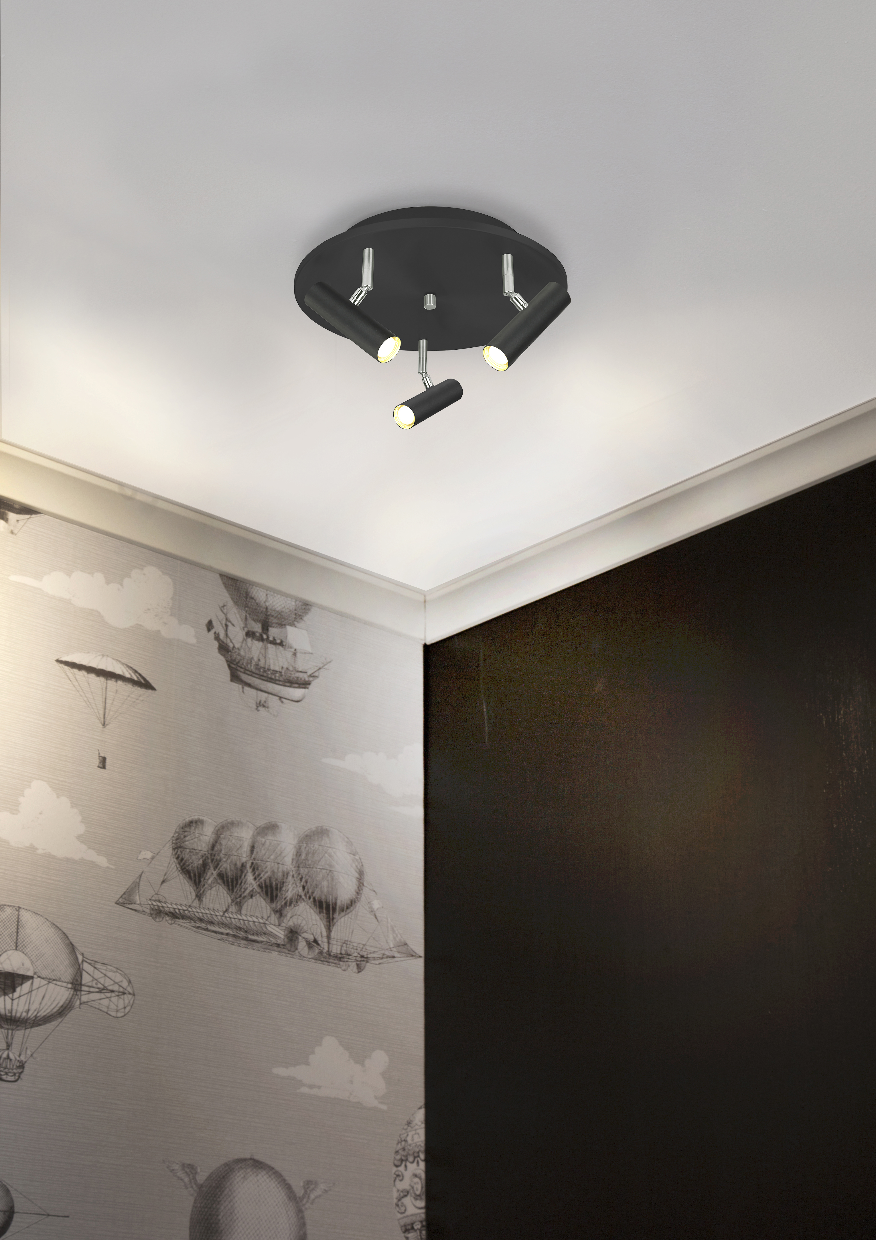 ARTIC takspot rund 3:a, svart - Aneta Lighting - 4