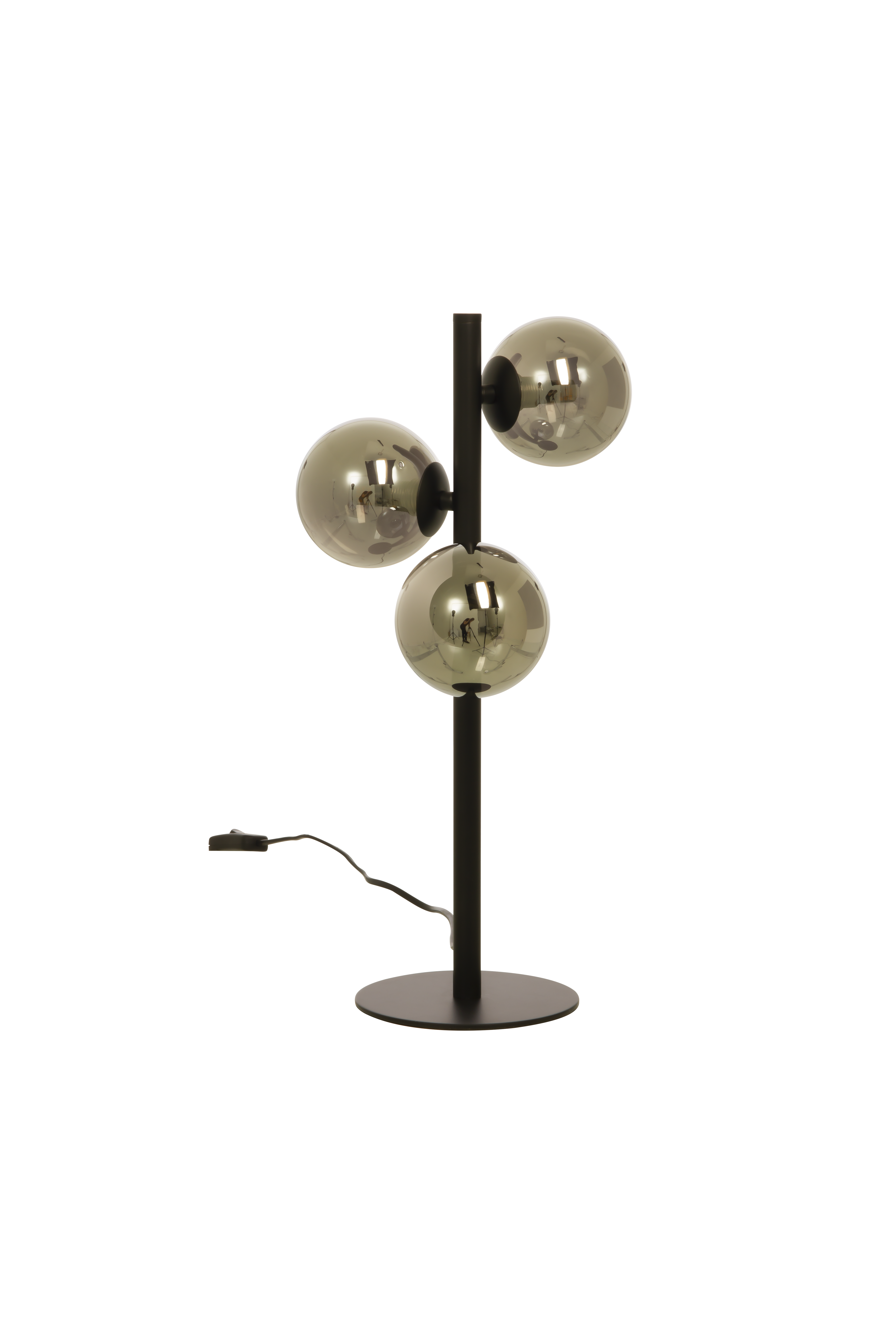 MOLEKYL bordlampa 3a, svart/rök - Aneta Lighting - 7