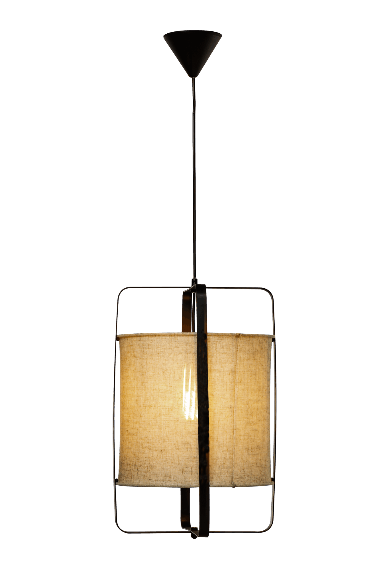 RONDA taklampa, svart/beige - Aneta Lighting - 3