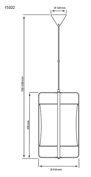 RONDA taklampa, svart/beige - Aneta Lighting - 4