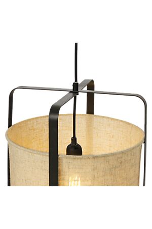 RONDA taklampa, svart/beige - Aneta Lighting - 7