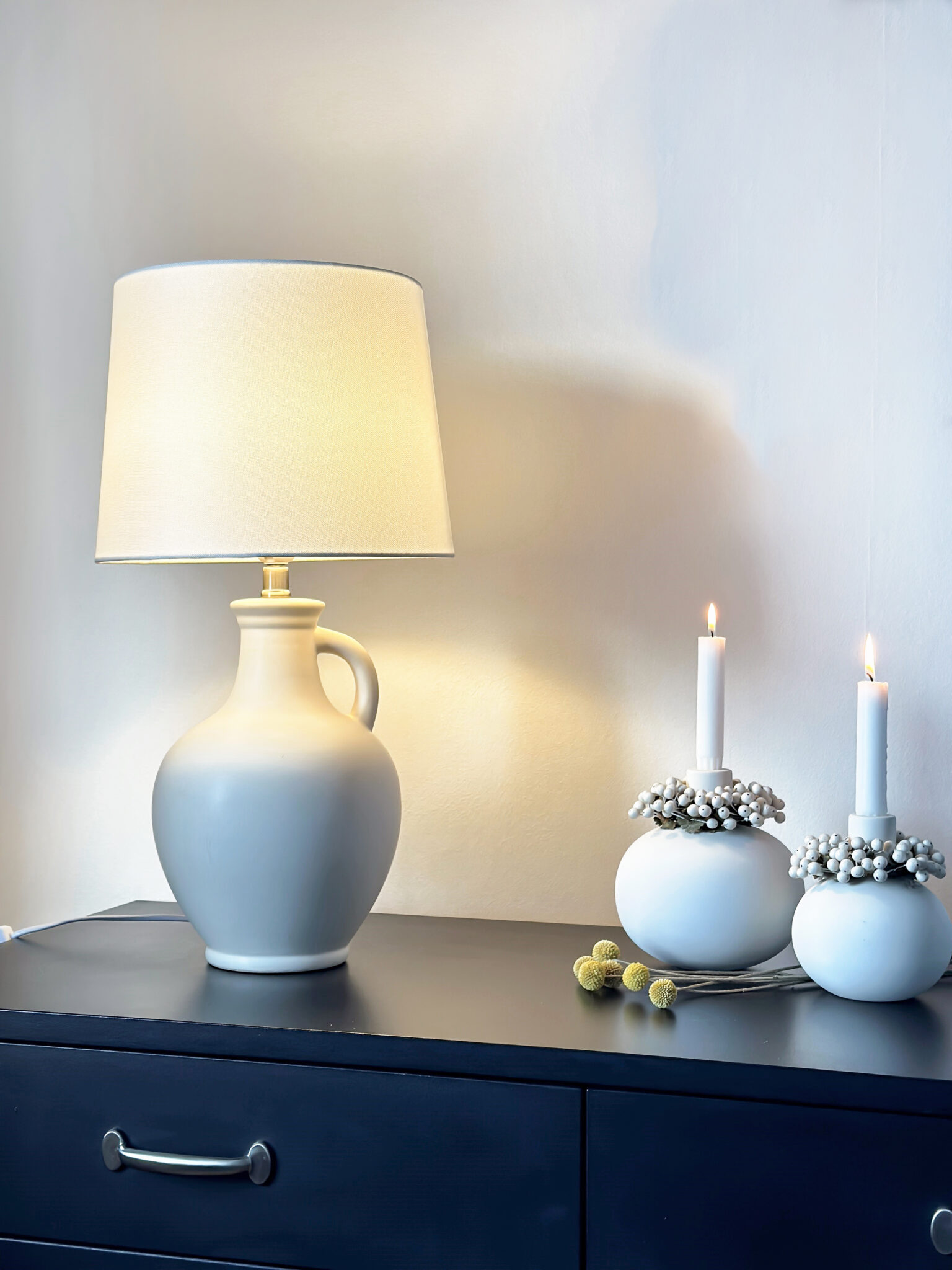 ATHENA bordslampa, naturvit - Aneta Lighting - 3