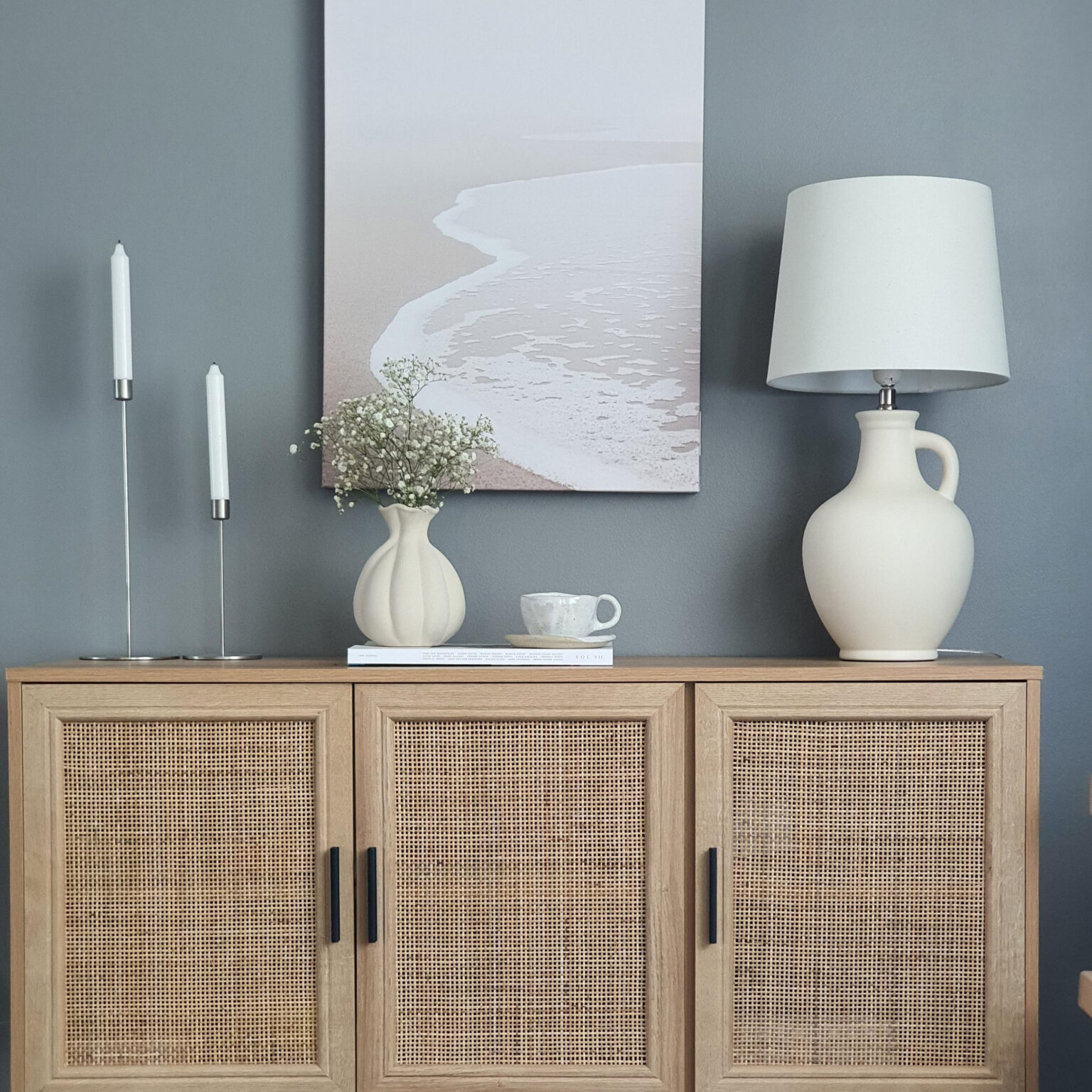 ATHENA bordslampa, naturvit - Aneta Lighting - 4