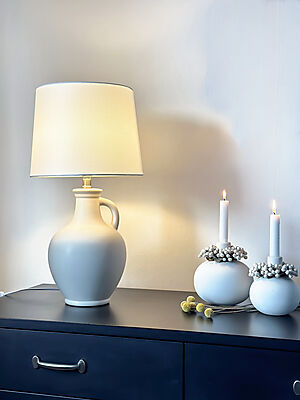 ATHENA bordslampa, naturvit - Aneta Lighting - 8