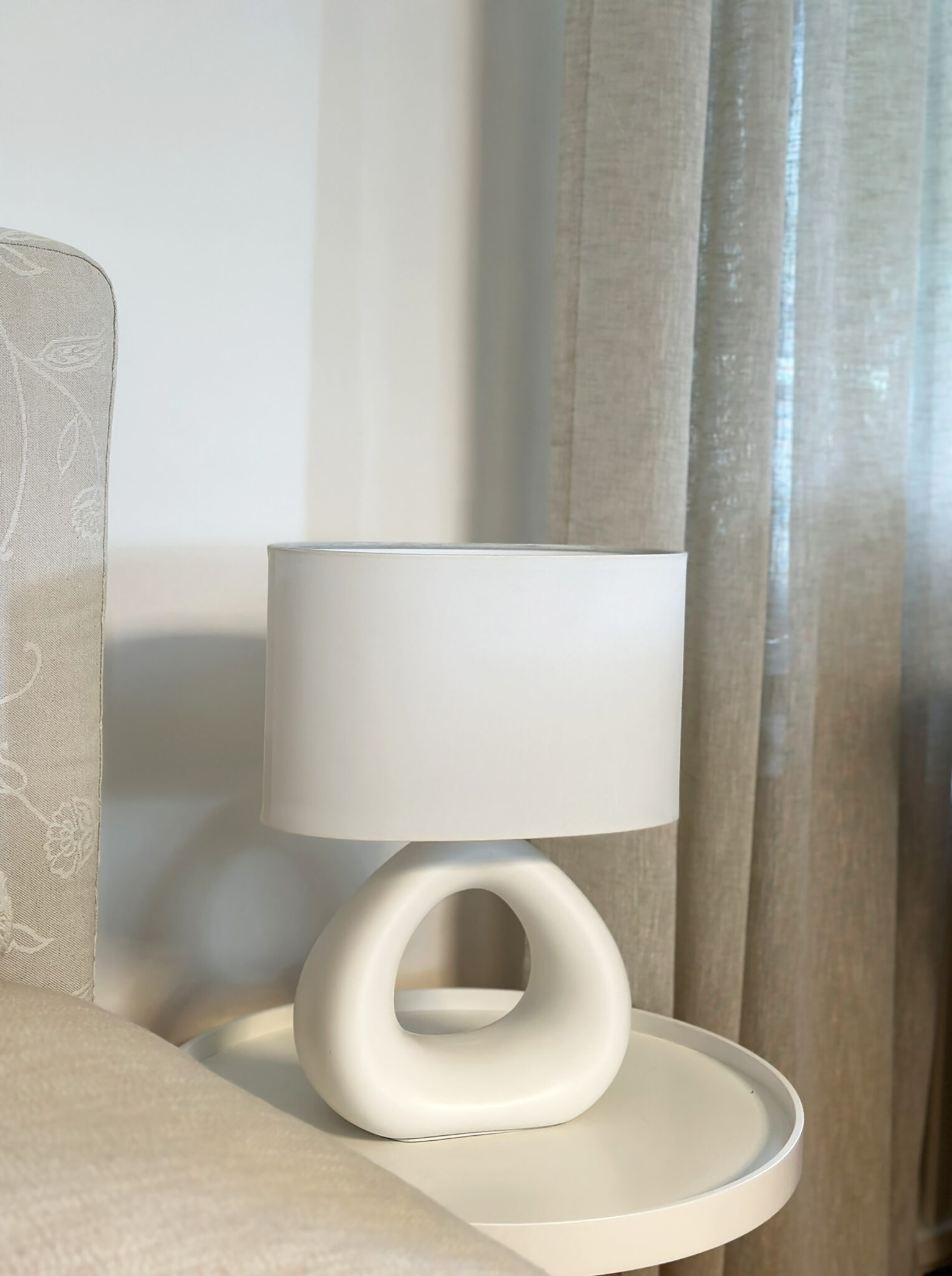 Eleni bordslampa, naturvit E27, inkl. skärm - Aneta - 3