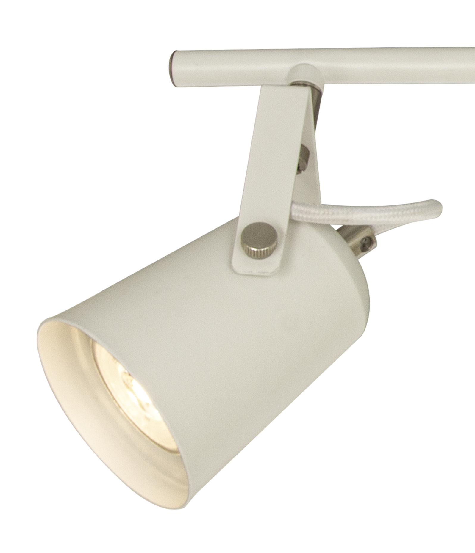 METZ takspot 3:a rak, vit/stål - Aneta Lighting - 3