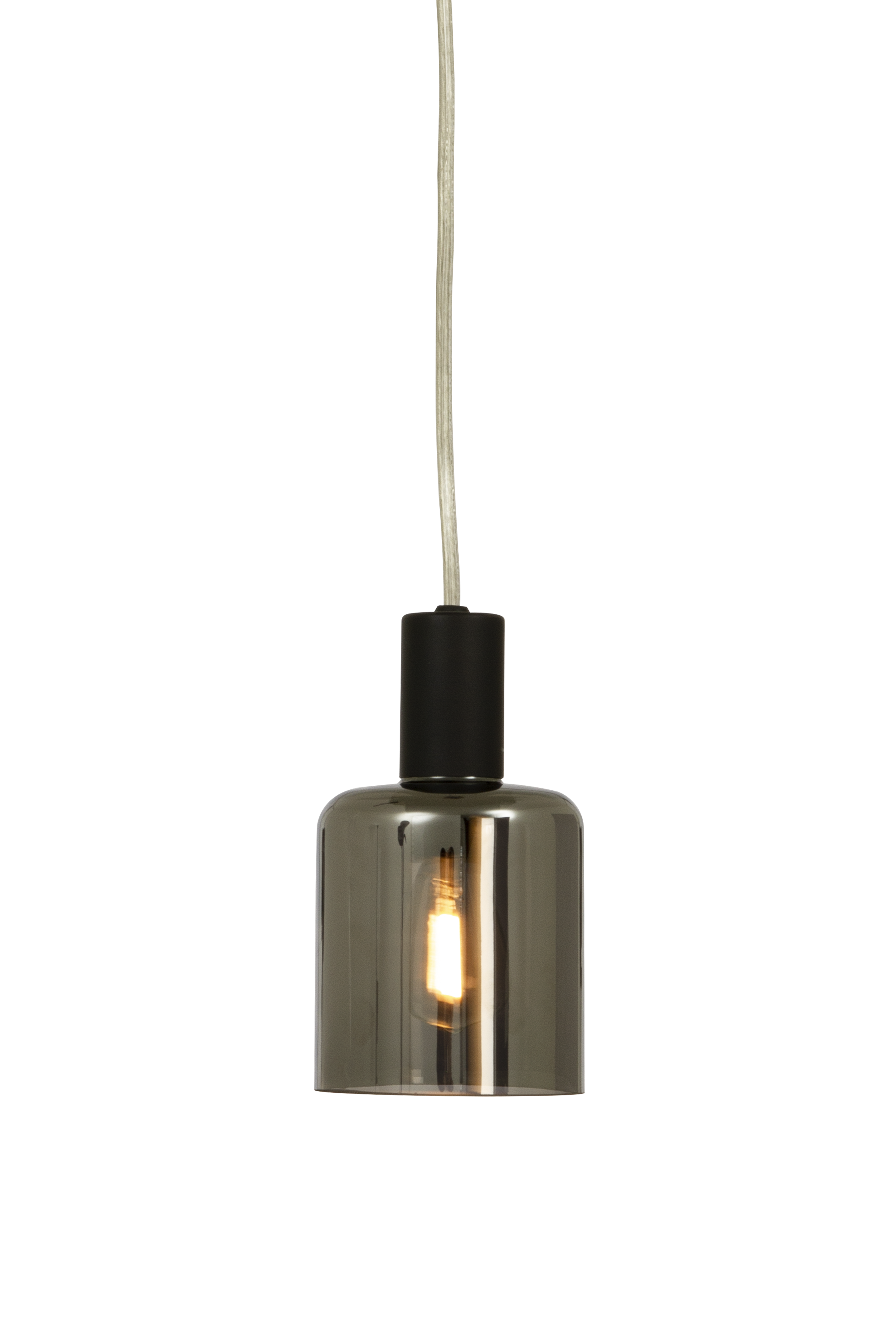 CYLINDER fönsterlampa, svart/rök - Aneta Lighting - 2