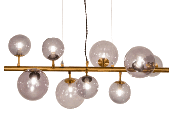 MOLEKYL taklampa L73, antik/rök - Aneta Lighting