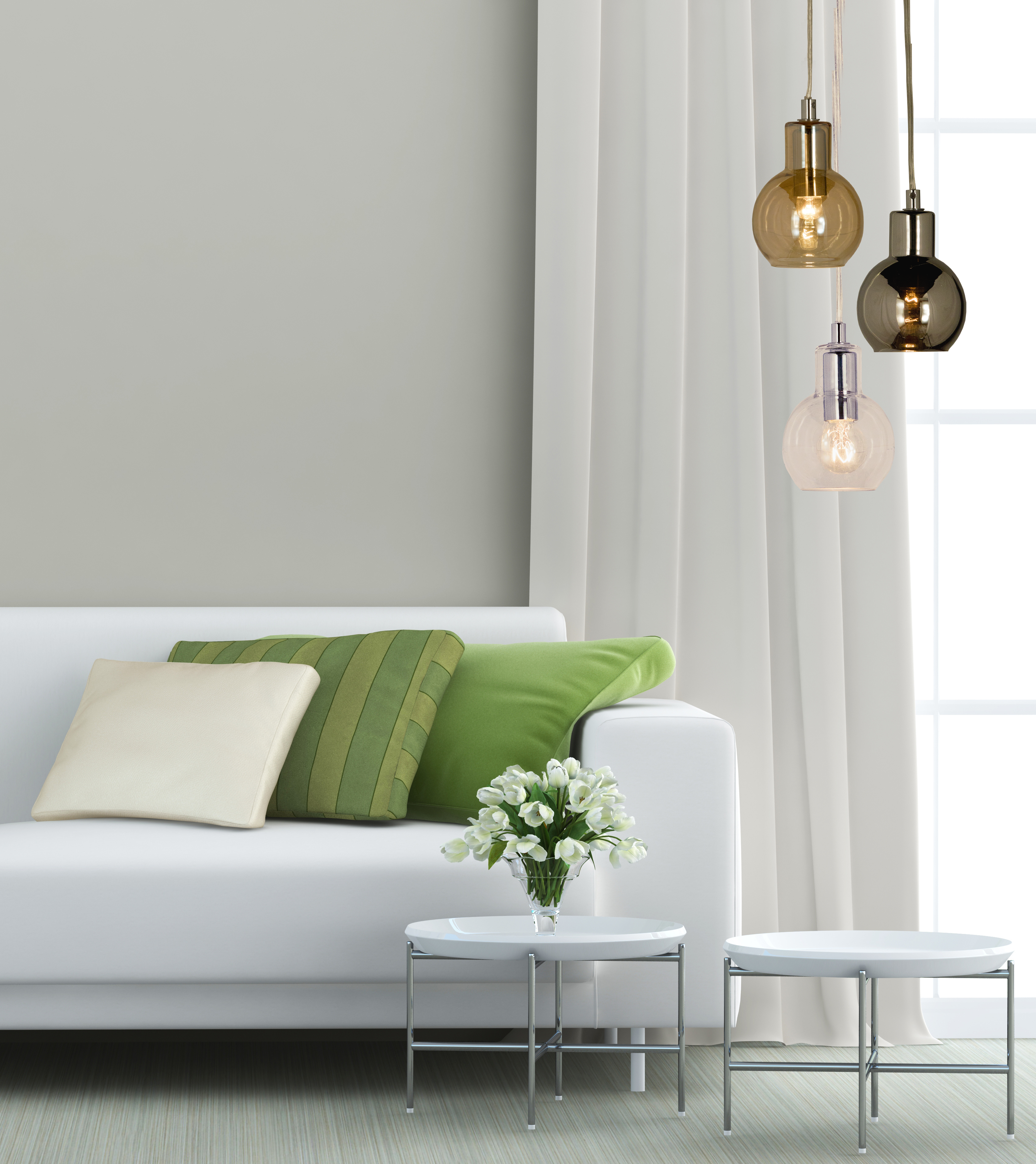LEAH fönsterlampa, klar/krom - Aneta Lighting - 2