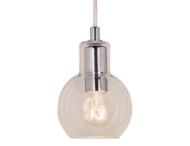 LEAH fönsterlampa, klar/krom - Aneta Lighting