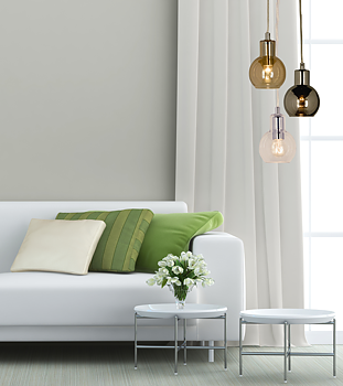 LEAH fönsterlampa, amber - Aneta Lighting