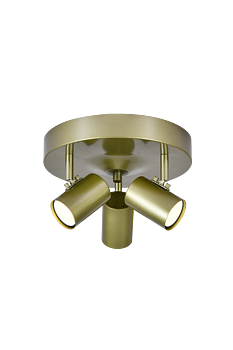 HUGIN takspot 3:a rund antikmålad - Aneta Lighting