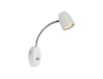 SANDNES vägglampa, vit - Aneta Lighting