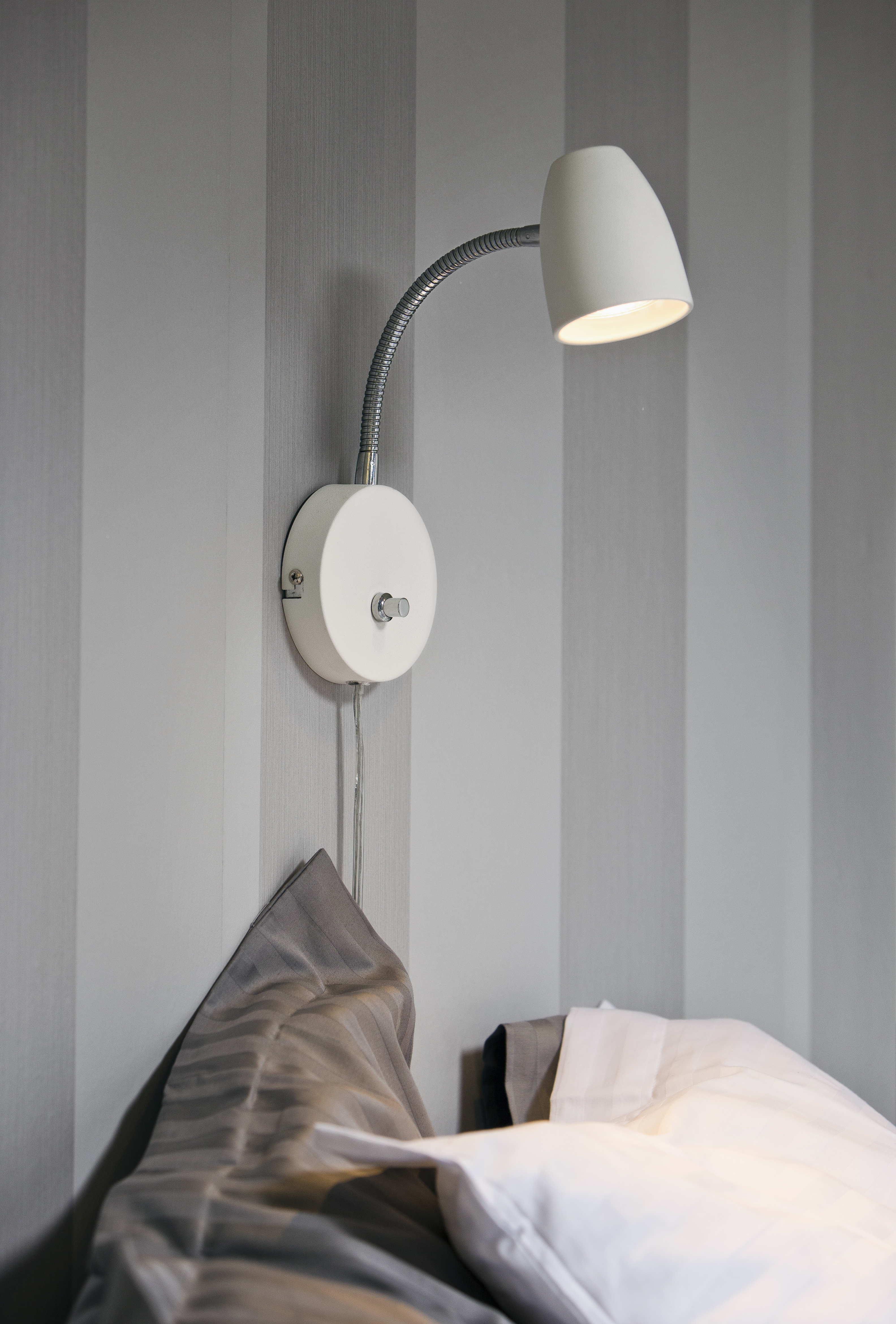 SANDNES vägglampa, vit - Aneta Lighting - 3