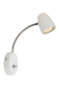 SANDNES vägglampa, vit - Aneta Lighting