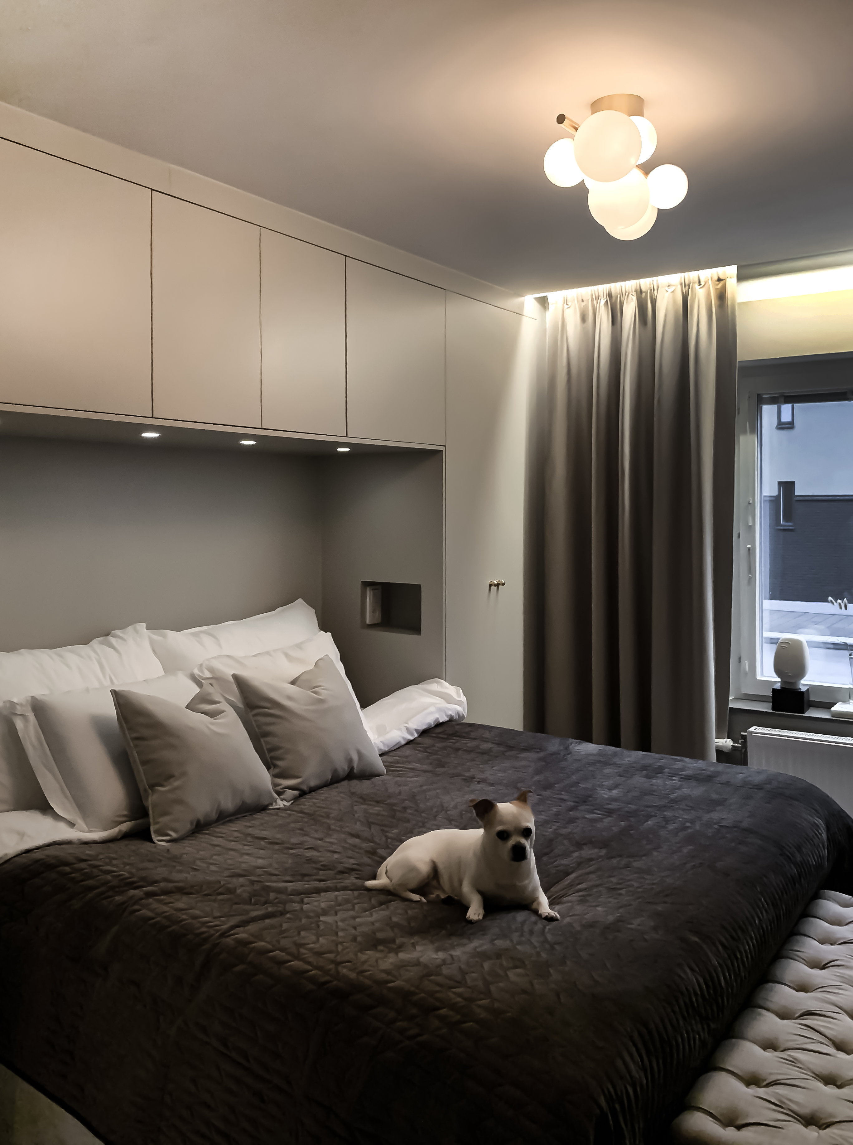 MOLEKYL plafond, matt mässing/vit - Aneta Lighting - 5