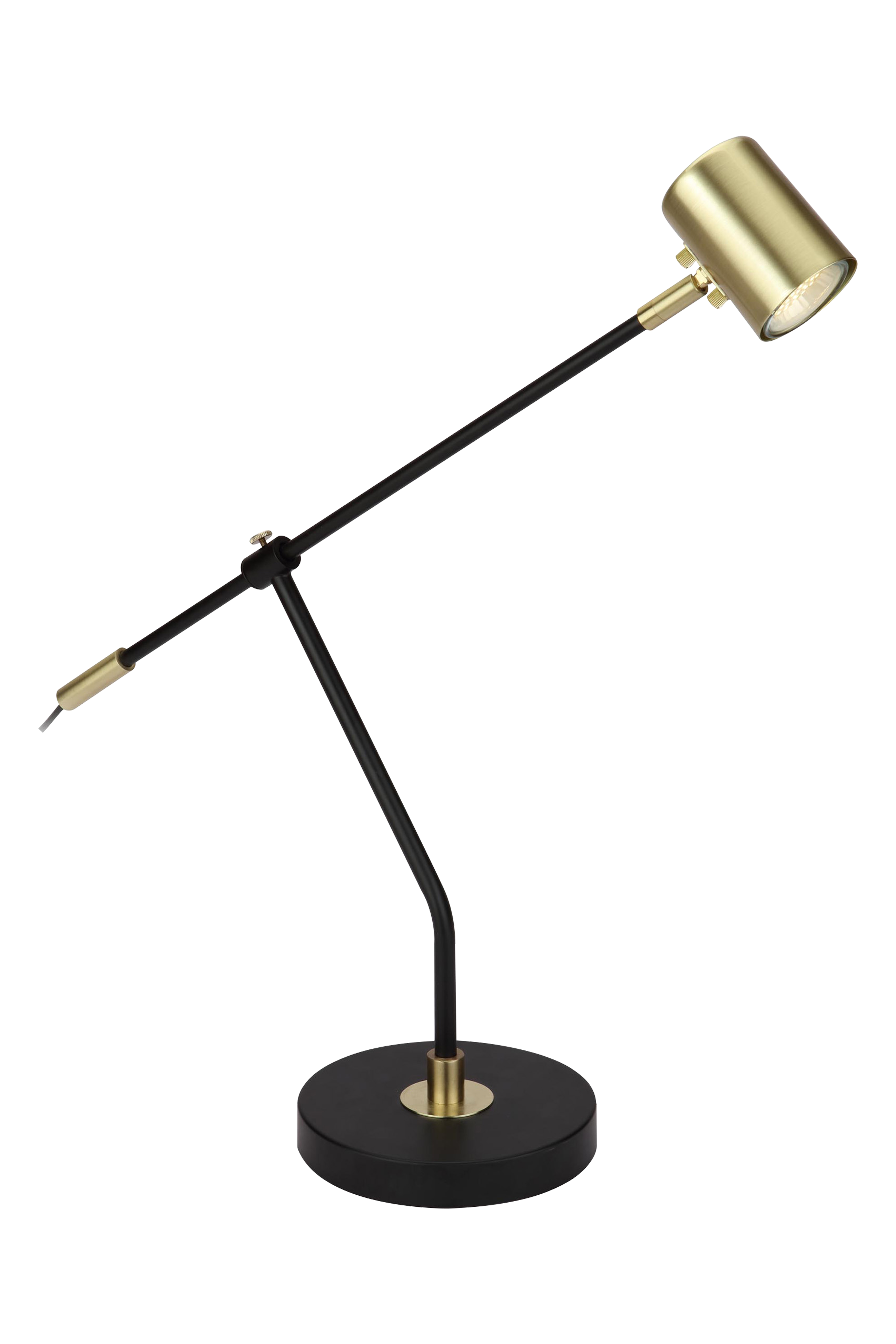 BALDER bordlampa, svart/matt mässing - Aneta Lighting - 2