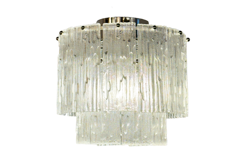 Plafond Abelone Klar / Silver - Aneta