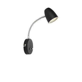 SANDNES vägglampa, svart - Aneta Lighting