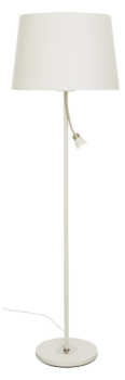 EKETORP golvlampa., vit/stål - Aneta Lighting