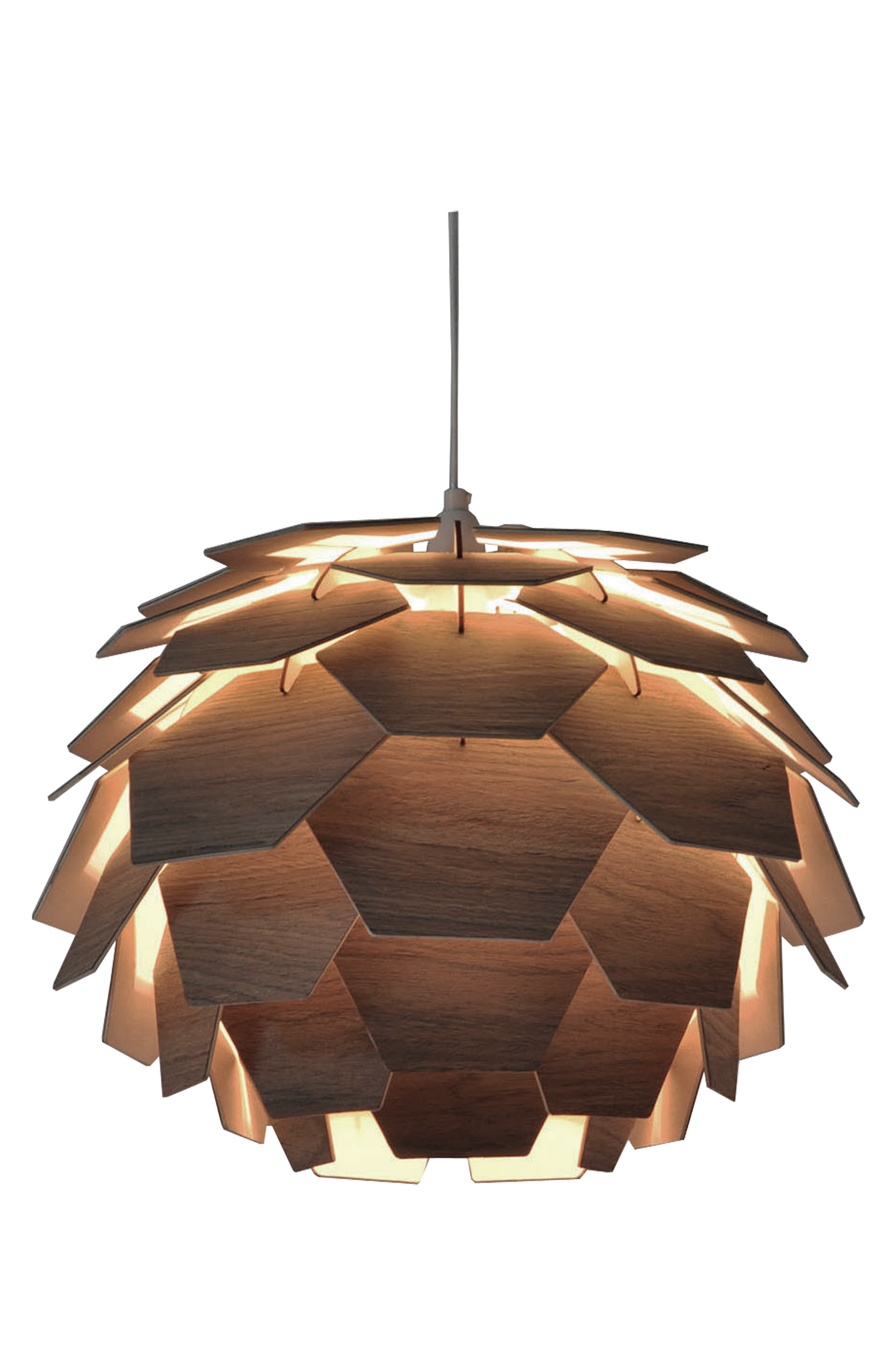 CARPATICA taklampa 40cm brunbets - Aneta Lighting - 3