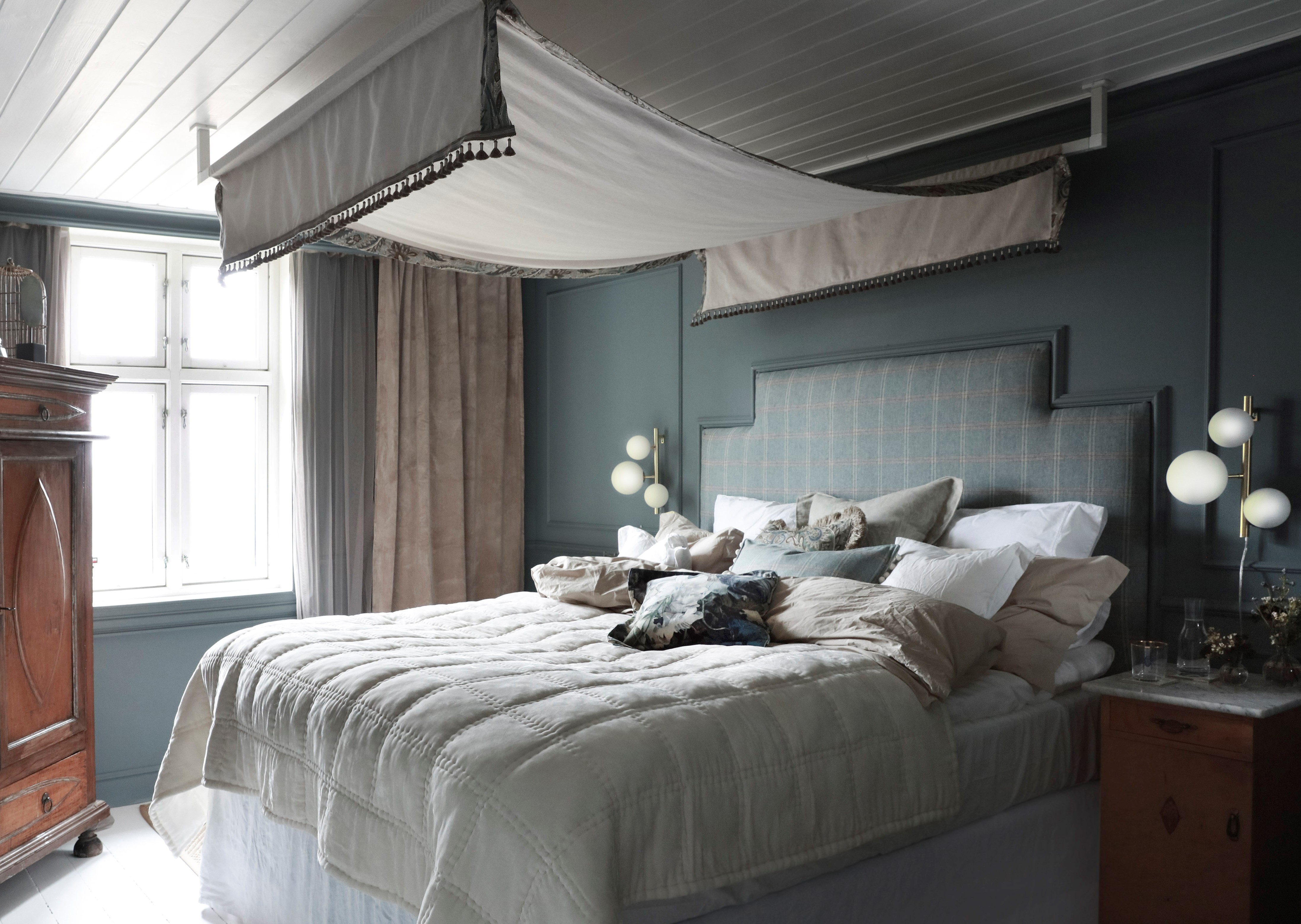 MOLEKYL vägglampa, matt mässing/vit - Aneta Lighting - 4