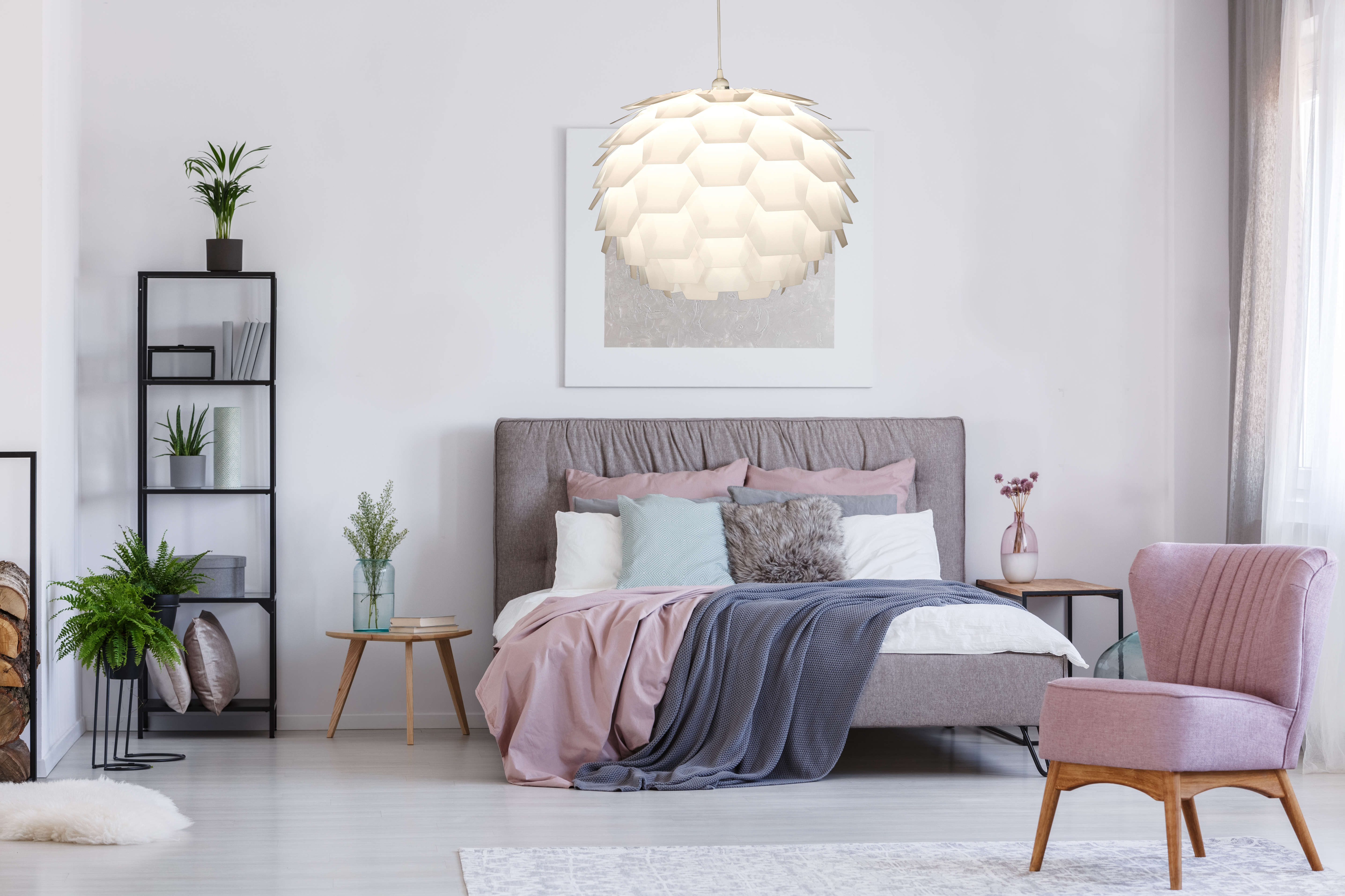 CARPATICA taklampa Ø60, vit - Aneta Lighting - 3