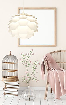 CARPATICA taklampa Ø60, vit - Aneta Lighting