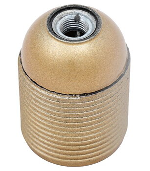 Lamphållare E27 NIP gäng guld
