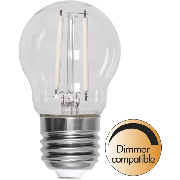 LED-lampa E27 G45 Clear White Filament - Star Trading