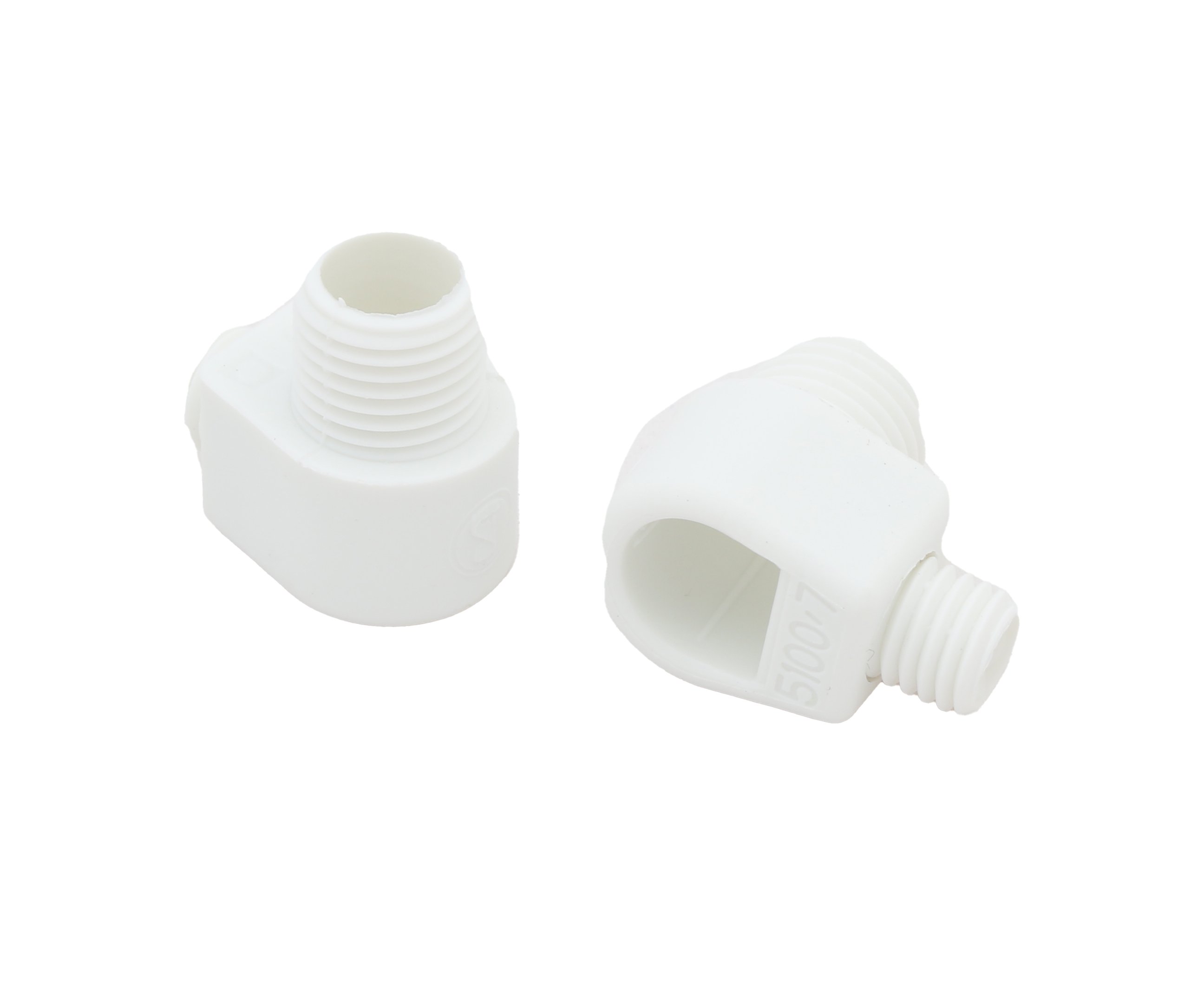 Dragavlastning 5 mm utv vit skruvad
