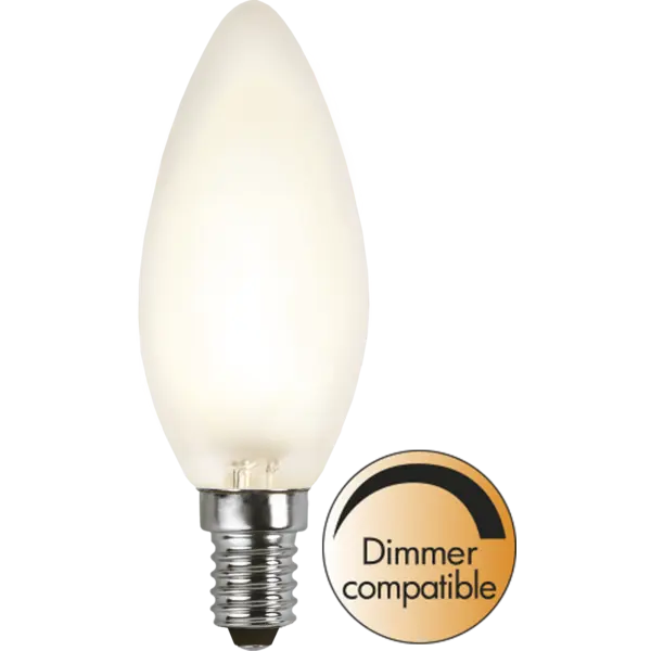 LED - lampa E14 C35 Frosted - Star Trading - 2