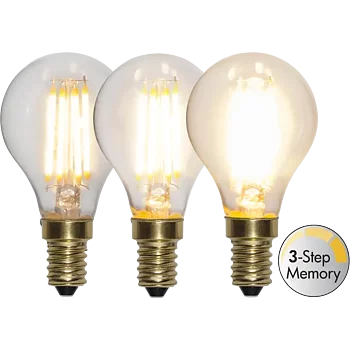 LED - lampa E14 P45 Soft Glow 3 - step memory - Star Trading