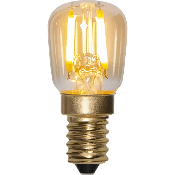 LED - lampa E14 ST26 Decoled Amber - Star Trading