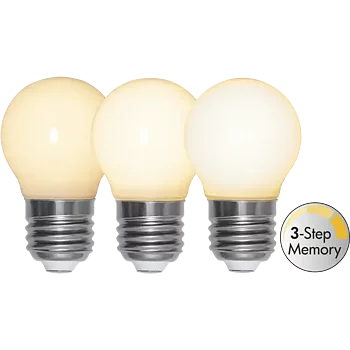LED Klot E27 4W 3 - stegs dim - Star Trading